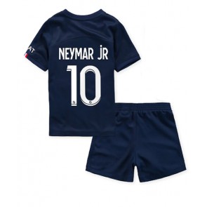 Paris Saint-Germain Neymar Jr #10 babykläder Hemmatröja barn 2022-23 Korta ärmar (+ Korta byxor)